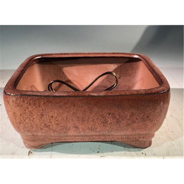 Paisaje Ceramic Bonsai Pot - Professional Series, Aztec Orange - Rectangle PA2529860 - main
